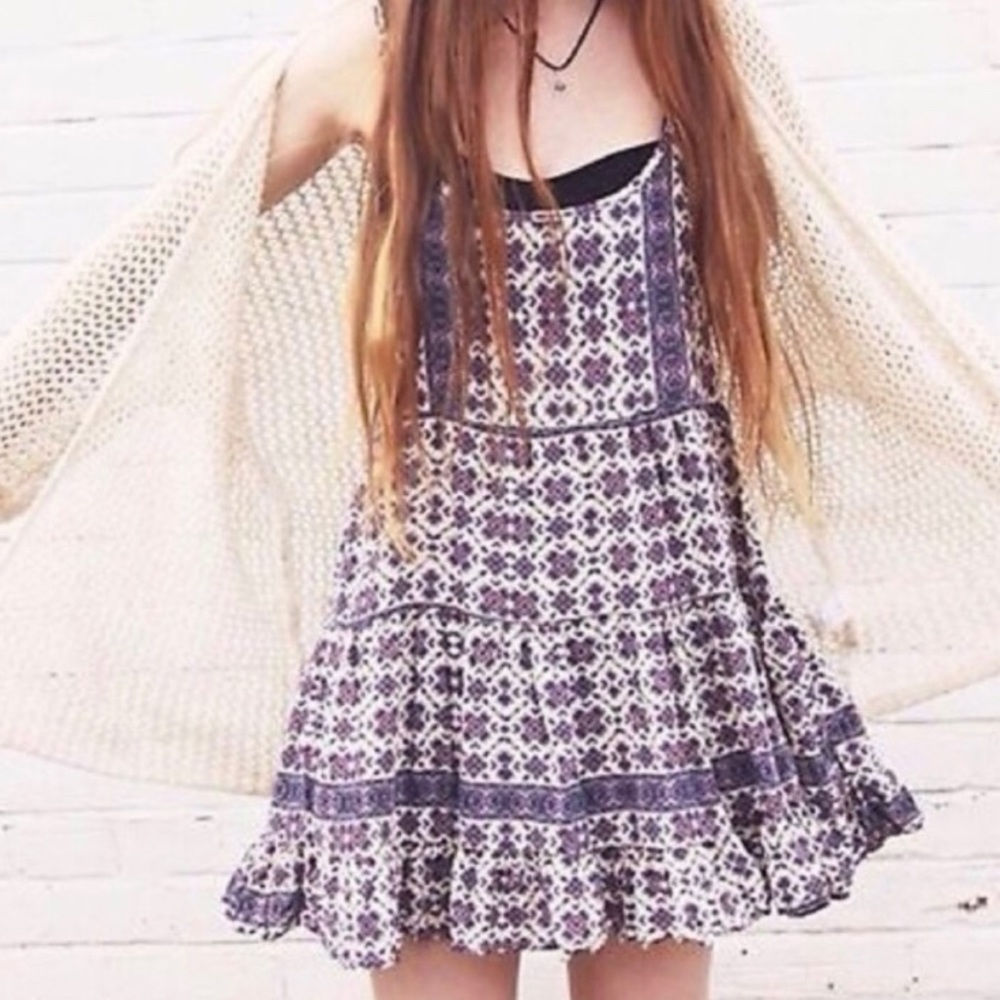 brandy melville purple shift dress